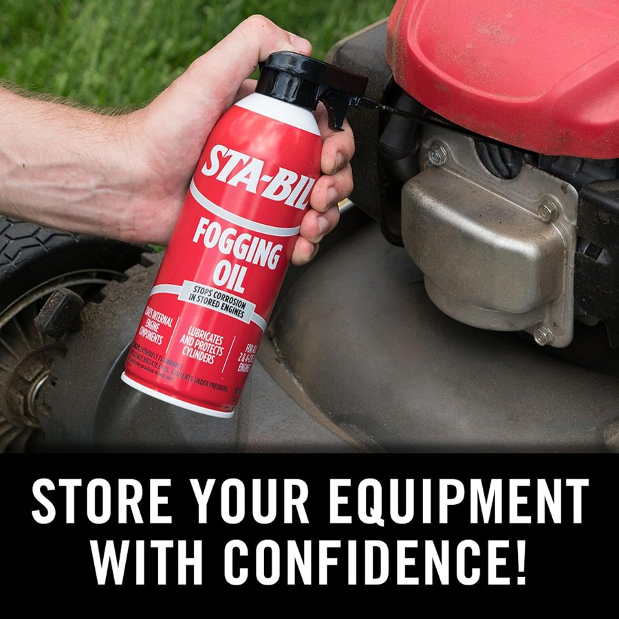 STA-BIL (22001 Fogging Oil - Stops Corrosion in Stored Engines - Lubricates and Protects Cylinders - Coats Internal Engine Components - for All 2 and 4 Cycle Engines, 12 oz. — view 4