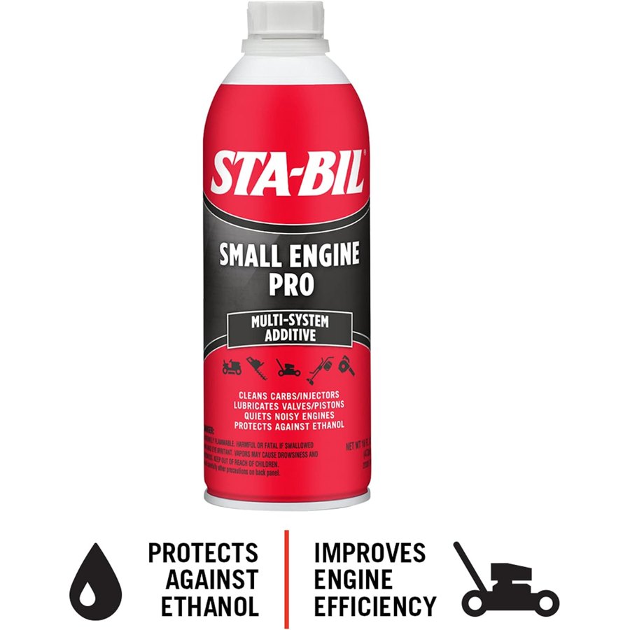 STA-BIL Small Engine Pro Multi-System Additive - Protects Against Ethanol - Cleans Carb and Injectors - Improves Engine Efficiency - Lubricates Valves and Pistons, 16 fl. oz. (22305) — view 2