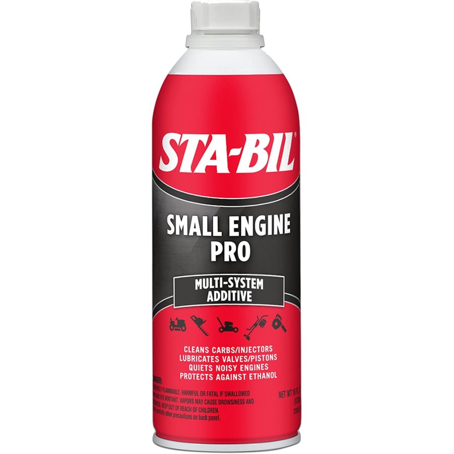 STA-BIL Small Engine Pro Multi-System Additive - Protects Against Ethanol - Cleans Carb and Injectors - Improves Engine Efficiency - Lubricates Valves and Pistons, 16 fl. oz. (22305)